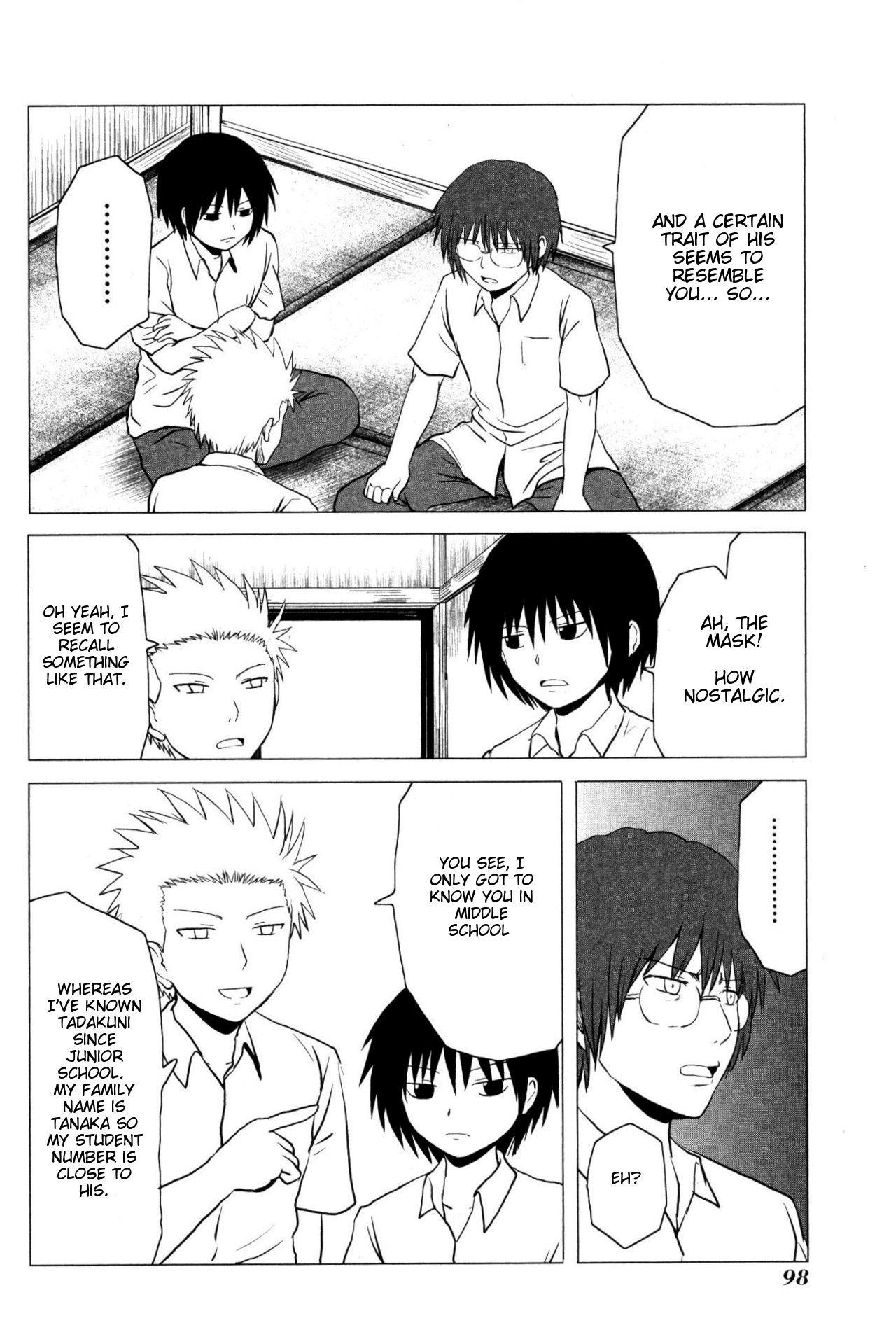 Danshi Koukousei no Nichijou Chapter 106 page 4 - Chapter 106: Highschool Boys And The Mask