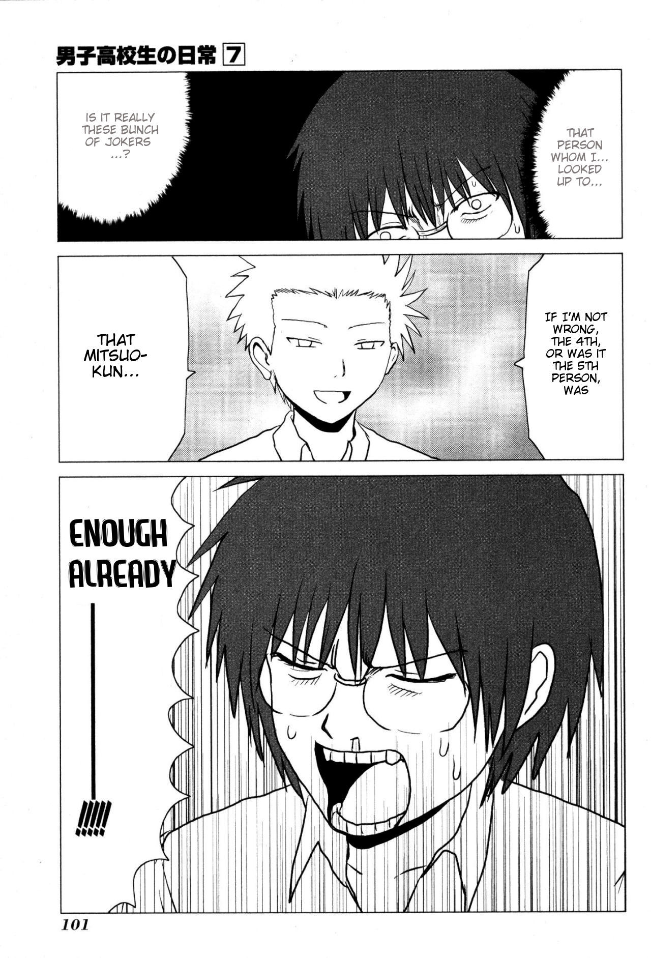 Danshi Koukousei no Nichijou Chapter 106 page 7 - Chapter 106: Highschool Boys And The Mask