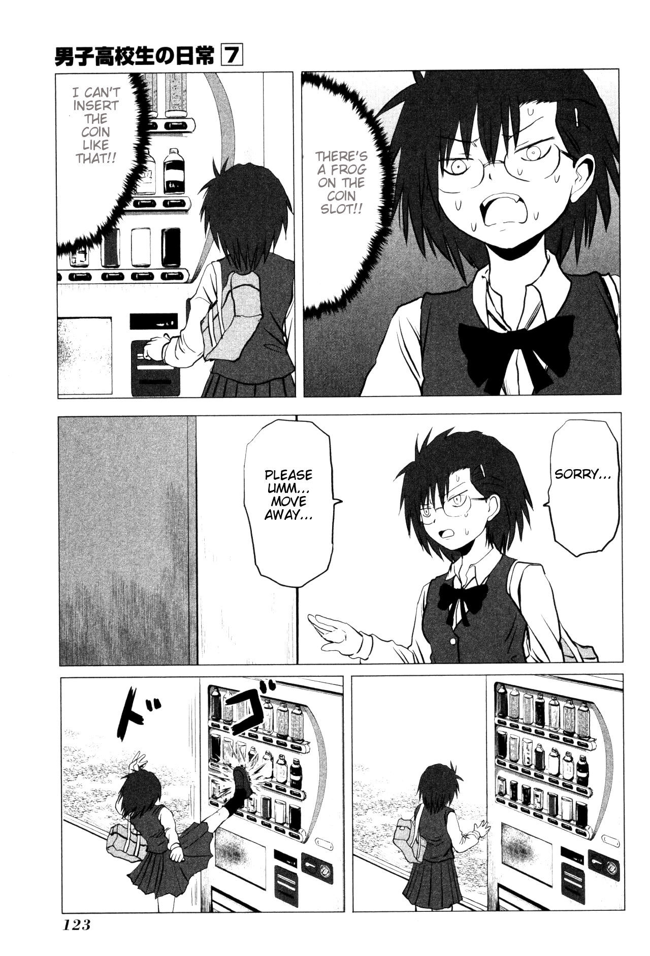Danshi Koukousei no Nichijou Chapter 107.22 page 2 - Chapter 107.22: High School Girls Are Funky - Frog