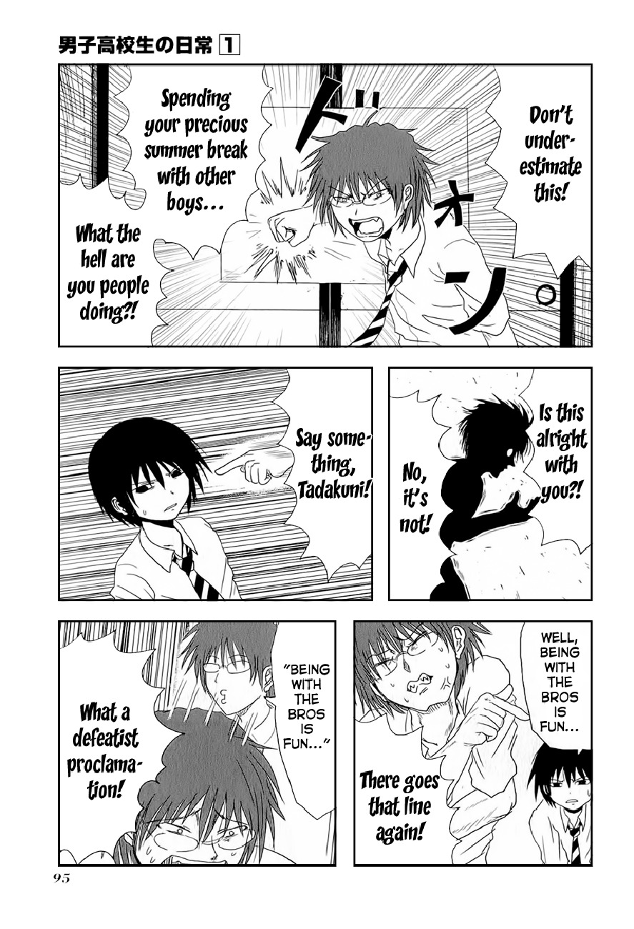 Danshi Koukousei no Nichijou Chapter 11 page 3 - Chapter 11: High School Boys And Summer Plans