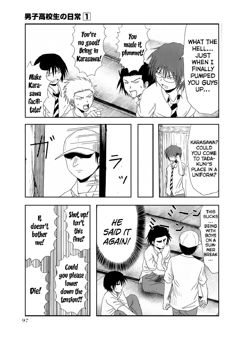 Danshi Koukousei no Nichijou Chapter 11 page 5 - Chapter 11: High School Boys And Summer Plans