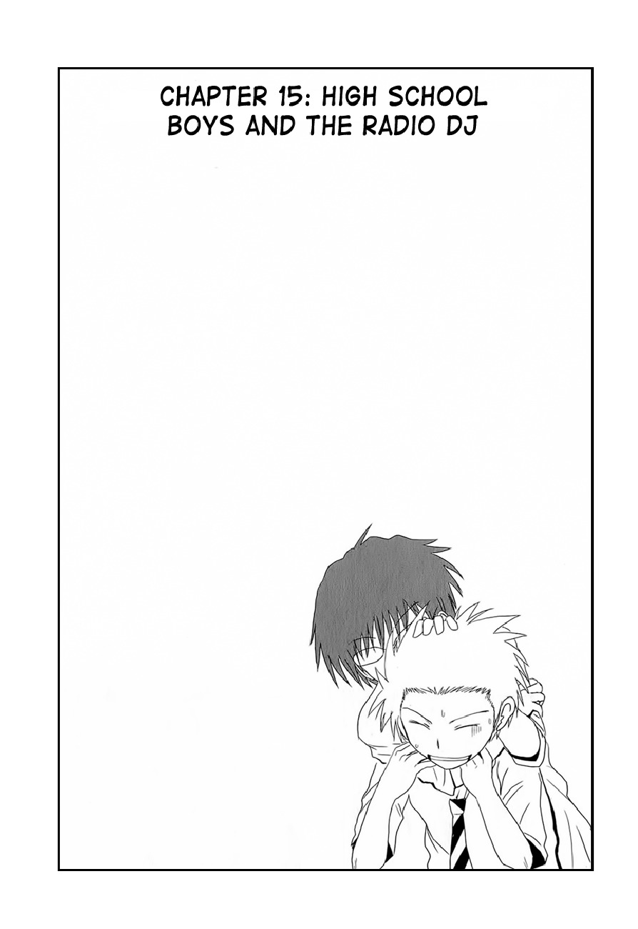 Danshi Koukousei no Nichijou Chapter 15 page 1 - Chapter 15: High School Boys And The Radio DJ