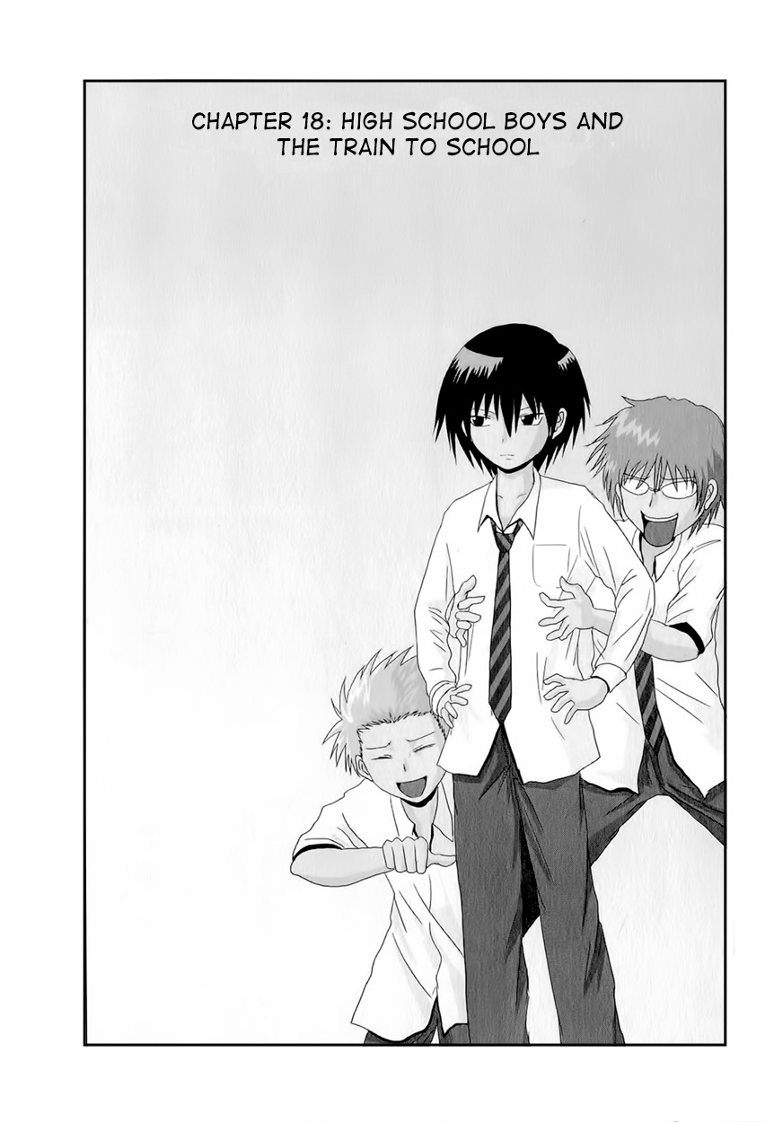Danshi Koukousei no Nichijou Chapter 18 page 3 - Chapter 18: High School Boys And The Train To School