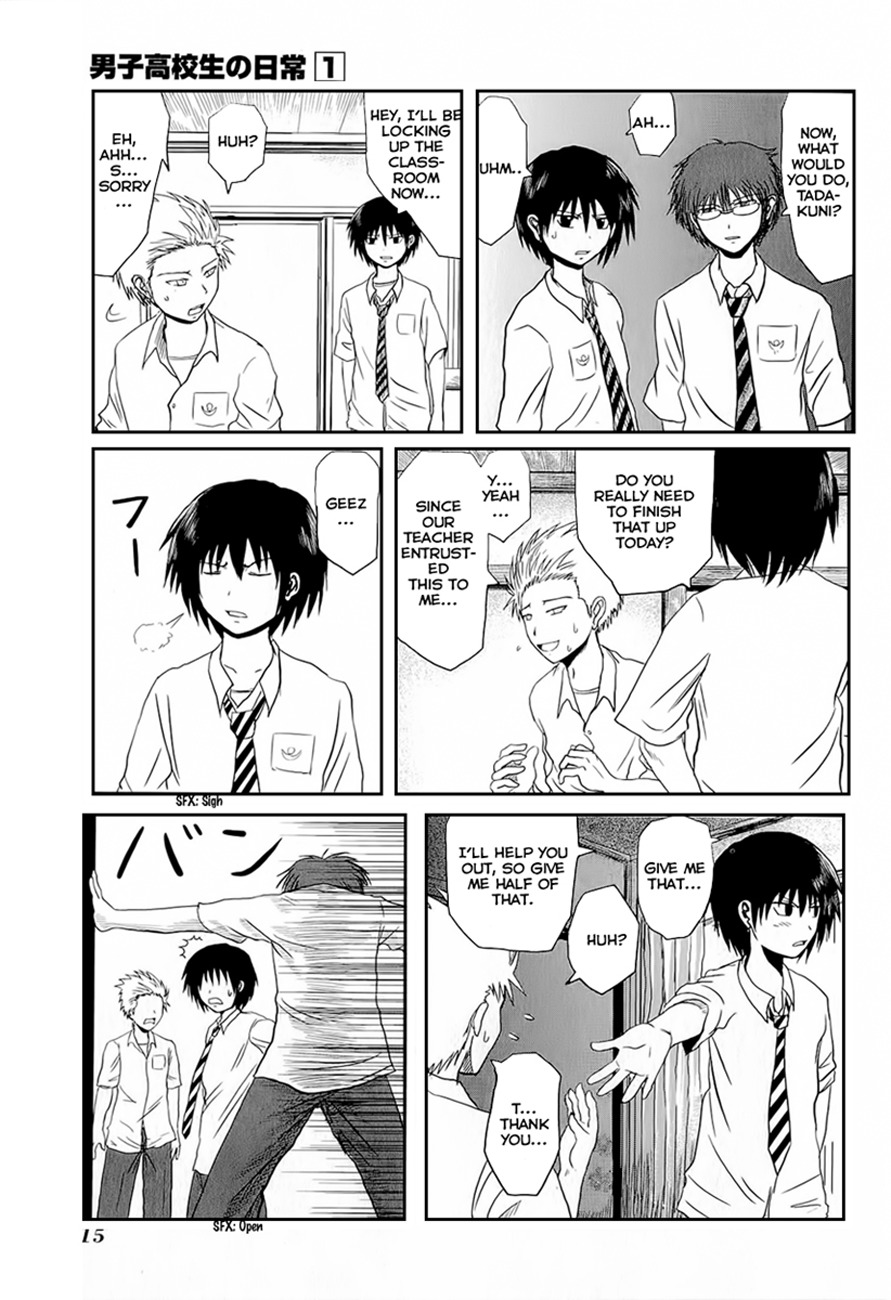 Danshi Koukousei no Nichijou Chapter 2 page 3 - Chapter 2: High School Boys And After School