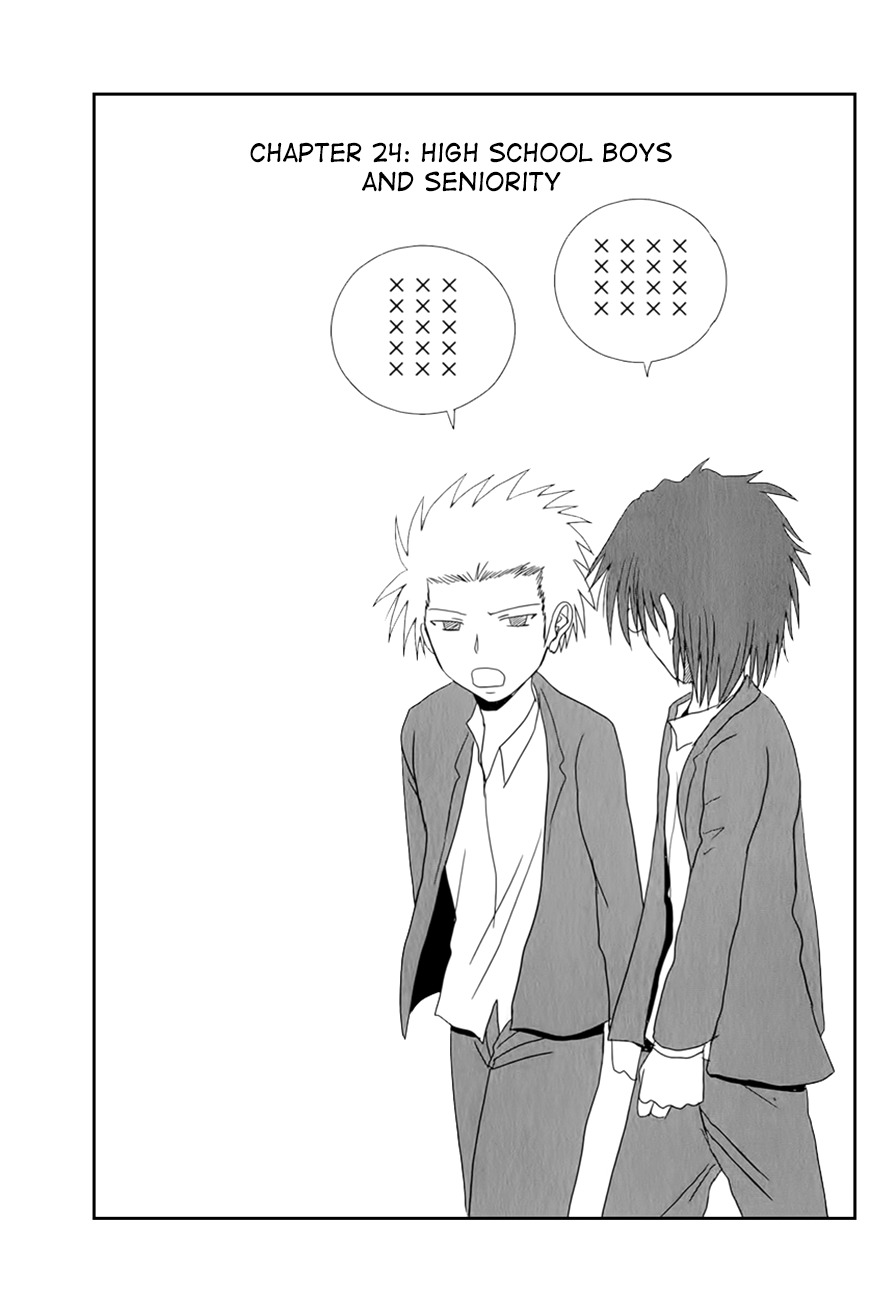 Danshi Koukousei no Nichijou Chapter 24 page 3 - Chapter 24: High School Boys And Seniority