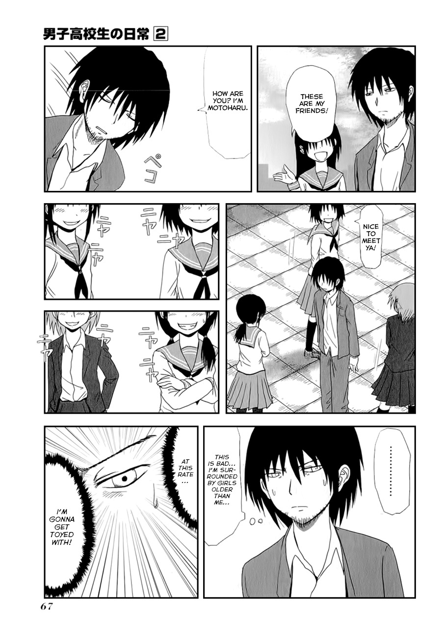 Danshi Koukousei no Nichijou Chapter 24 page 5 - Chapter 24: High School Boys And Seniority