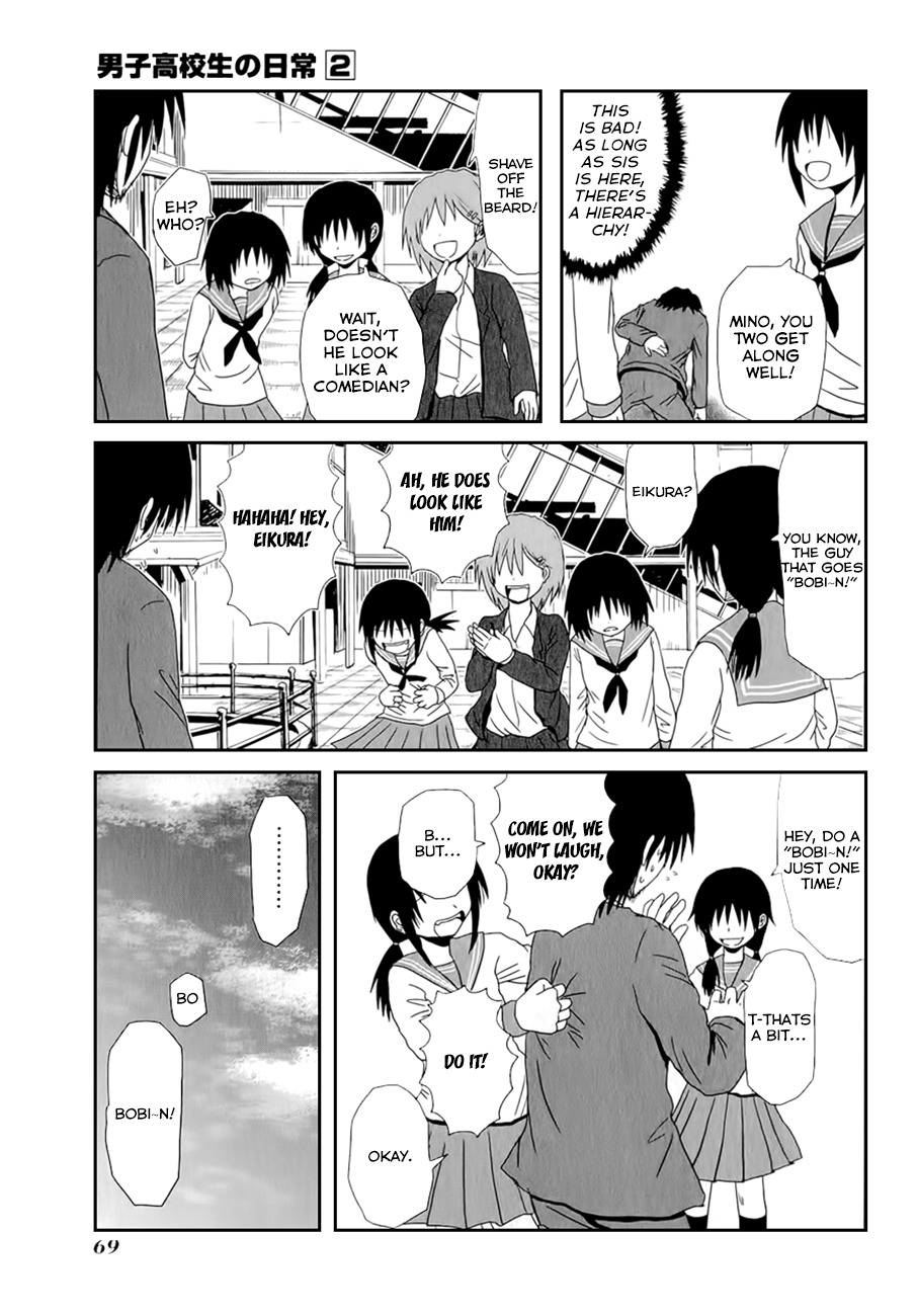 Danshi Koukousei no Nichijou Chapter 24 page 7 - Chapter 24: High School Boys And Seniority