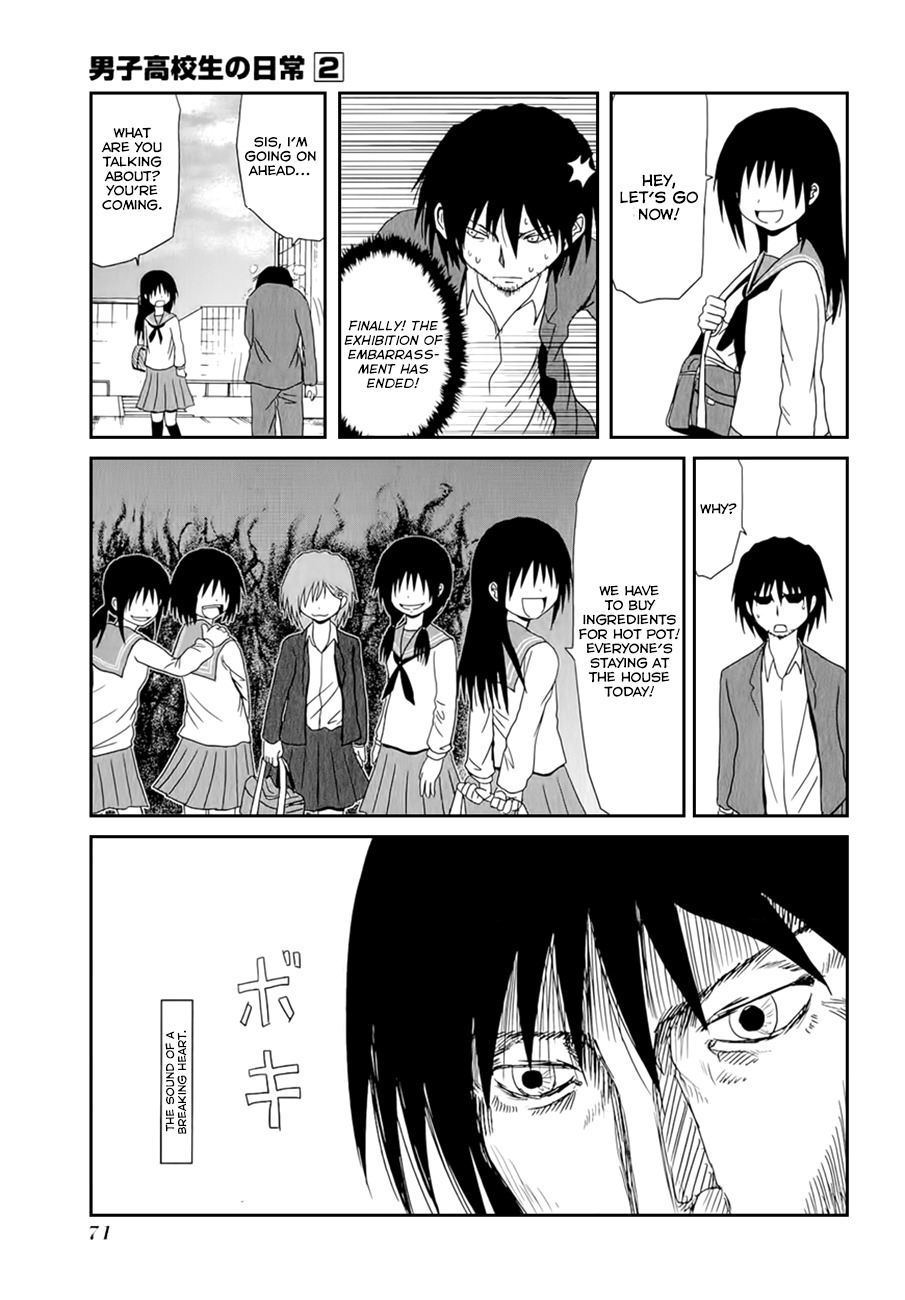 Danshi Koukousei no Nichijou Chapter 24 page 9 - Chapter 24: High School Boys And Seniority