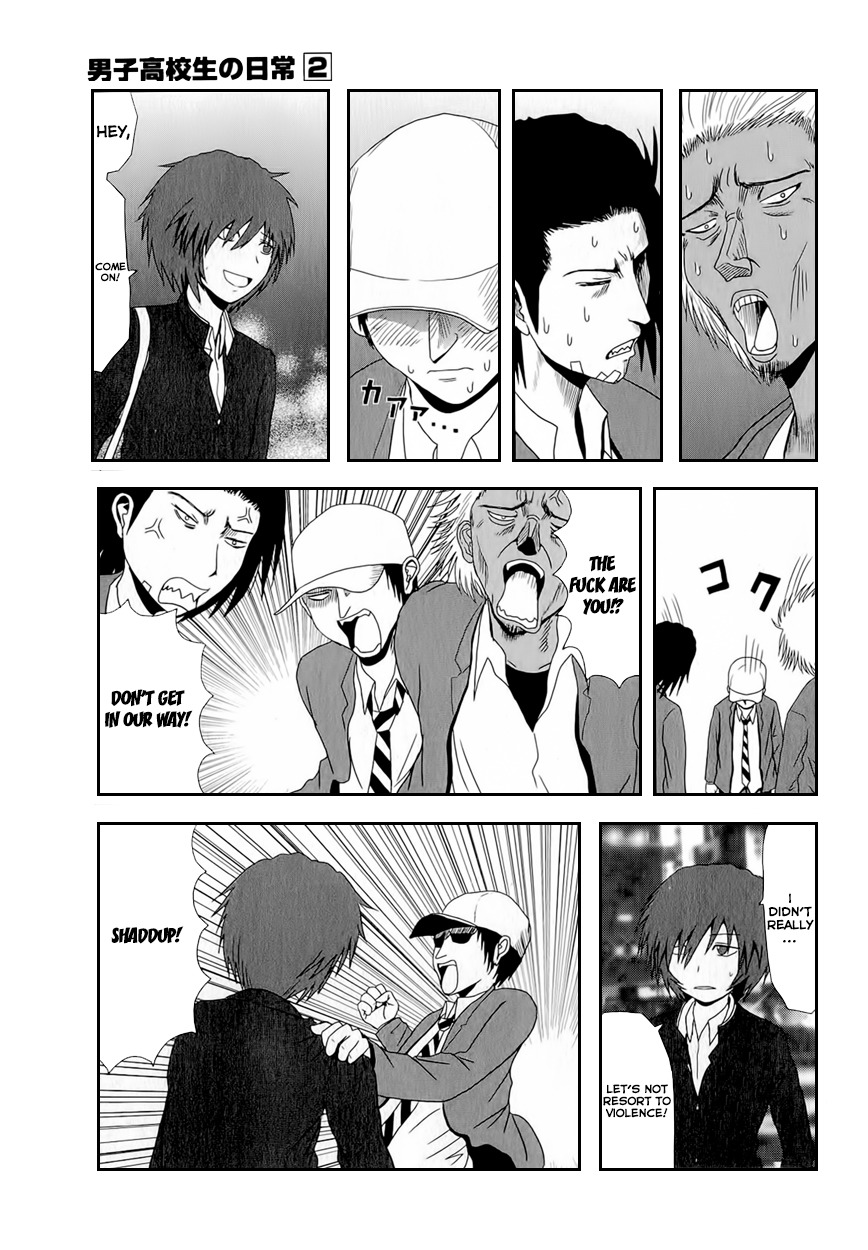 Danshi Koukousei no Nichijou Chapter 26 page 7 - Chapter 26: High School Boys And The Savior