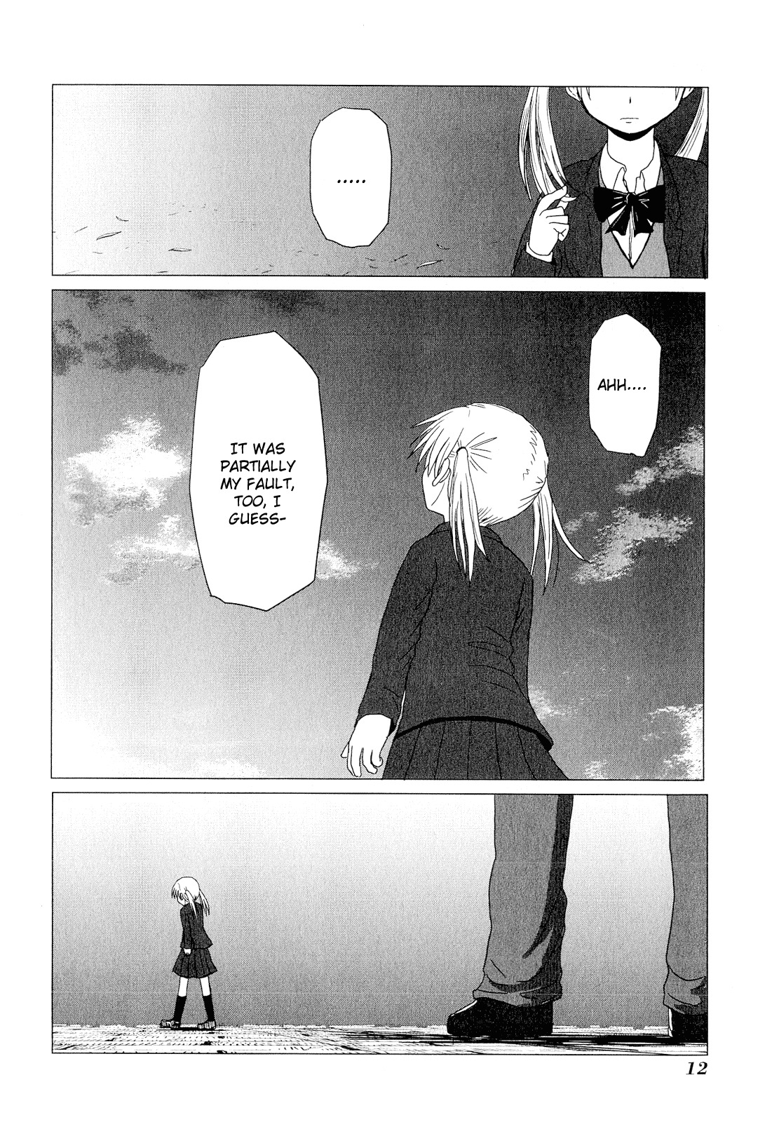 Danshi Koukousei no Nichijou Chapter 33 page 12 - Chapter 33: High School Boys And Little Sis's Worry