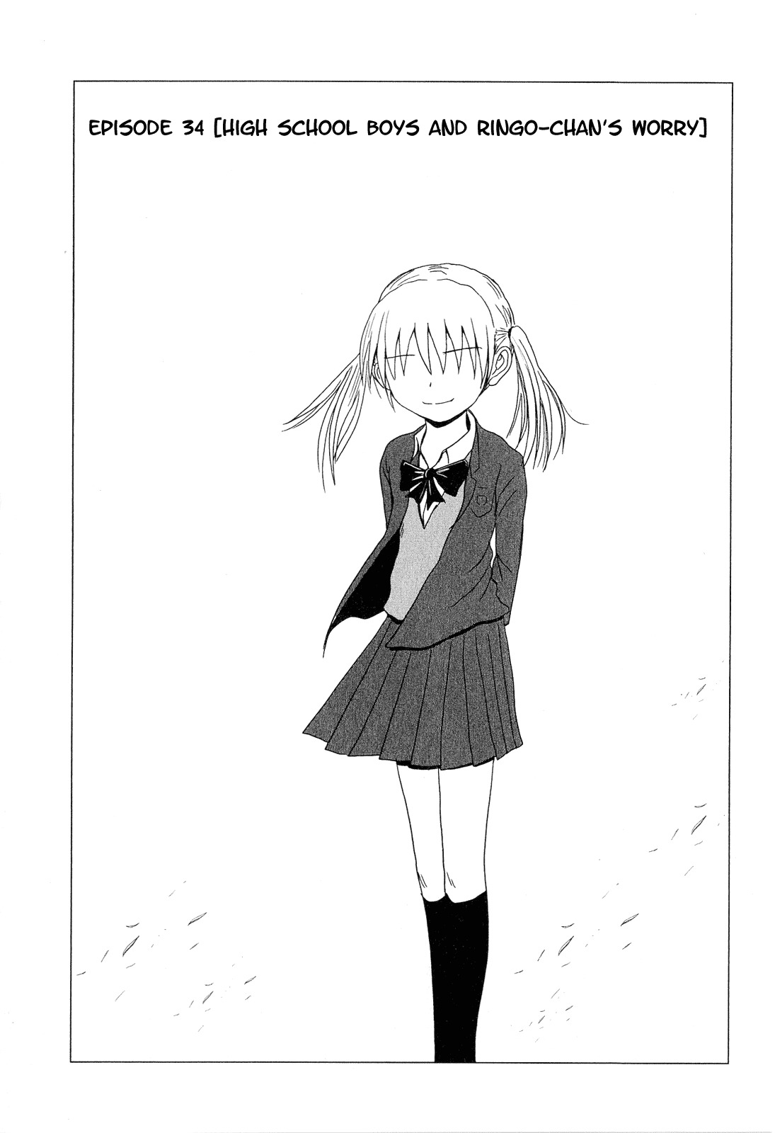Danshi Koukousei no Nichijou Chapter 34 page 1 - Chapter 34: High School Boys And Ringo-chan's Worry