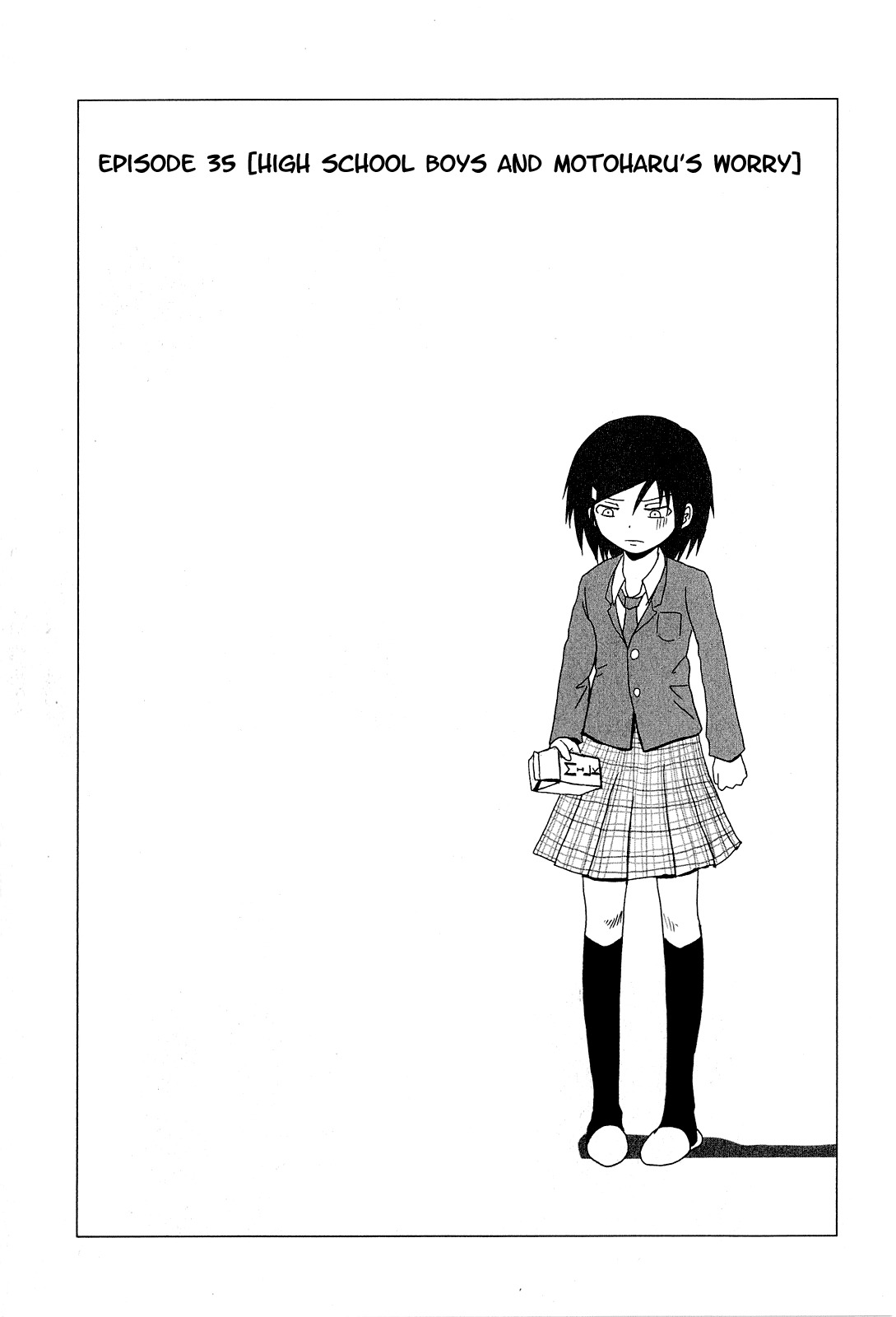 Danshi Koukousei no Nichijou Chapter 35 page 1 - Chapter 35: High School Boys And Motoharu's Worry