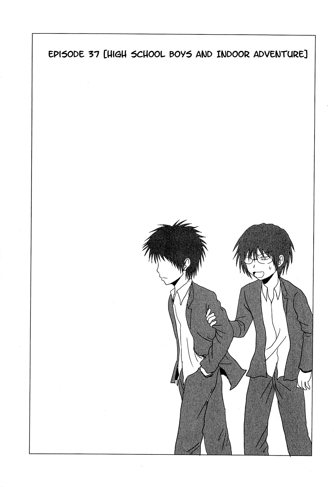 Danshi Koukousei no Nichijou Chapter 37 page 1 - Chapter 37: High School Boys And Indoor Adventure 1