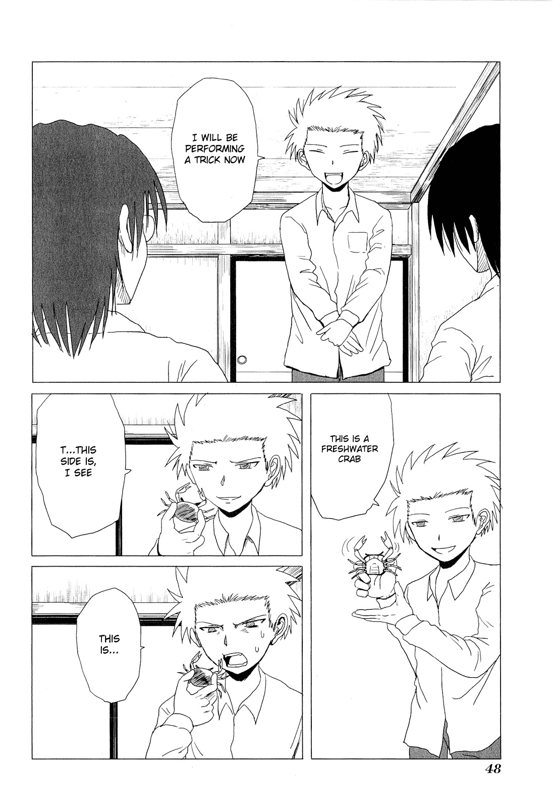 Danshi Koukousei no Nichijou Chapter 39 page 2 - Chapter 39: High School Boys And One Trick Talent Show