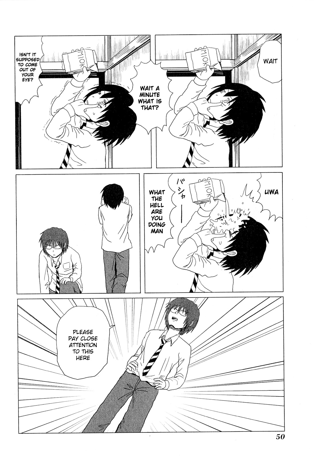 Danshi Koukousei no Nichijou Chapter 39 page 4 - Chapter 39: High School Boys And One Trick Talent Show