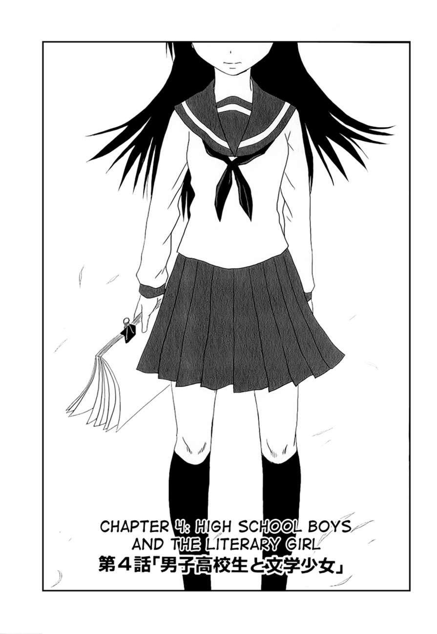 Danshi Koukousei no Nichijou Chapter 4 page 1 - Chapter 4: High School Boys And The Literary Girl