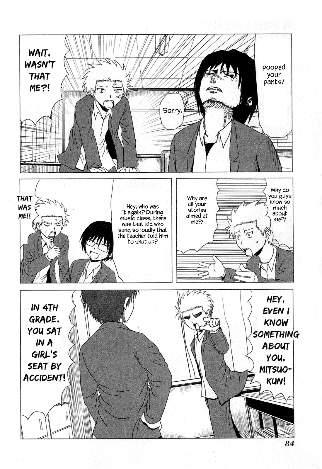 Danshi Koukousei no Nichijou Chapter 44 page 4 - Chapter 44: High School Boys And Mitsuo-kun 2