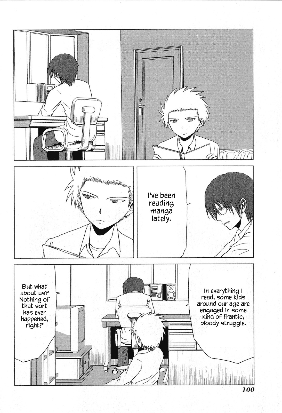 Danshi Koukousei no Nichijou Chapter 47 page 2 - Chapter 47: High School Boys And Manga