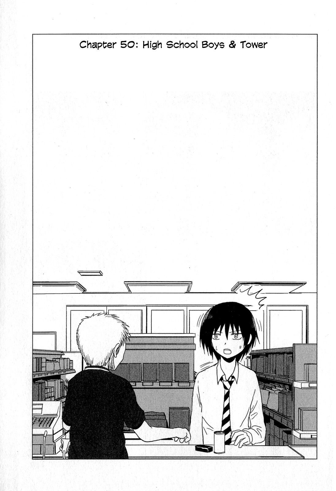 Danshi Koukousei no Nichijou Chapter 50 page 1 - Chapter 50: High School Boys And Tower