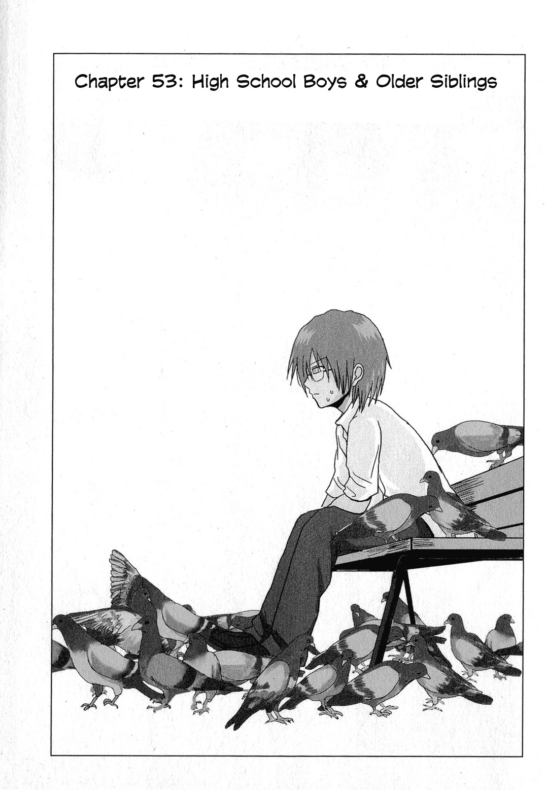 Danshi Koukousei no Nichijou Chapter 53 page 1 - Chapter 53: High School Boys And Older Siblings