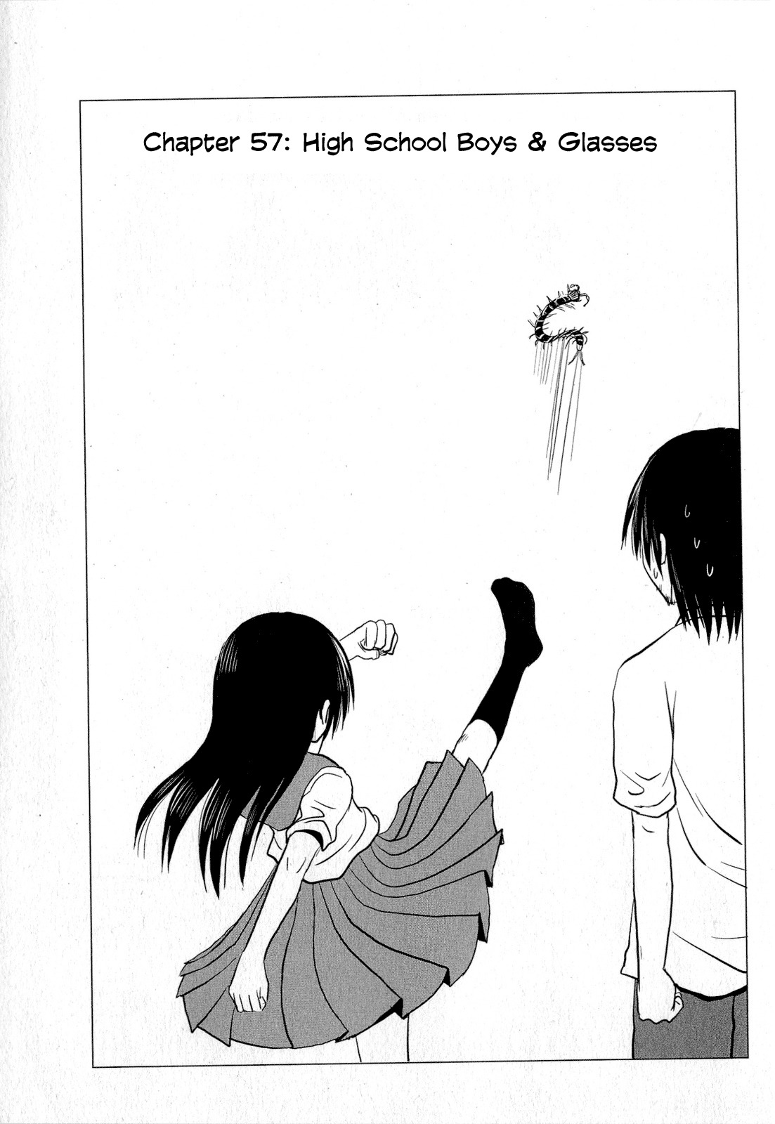 Danshi Koukousei no Nichijou Chapter 57 page 1 - Chapter 57: High School Boys And Glasses