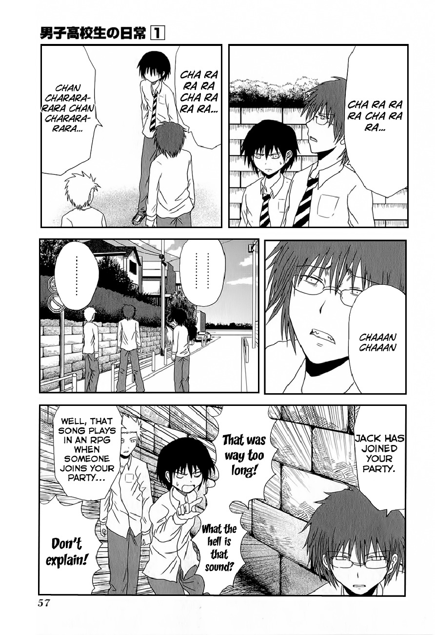 Danshi Koukousei no Nichijou Chapter 6 page 5 - Chapter 6: High School Boys And The Morning Journey