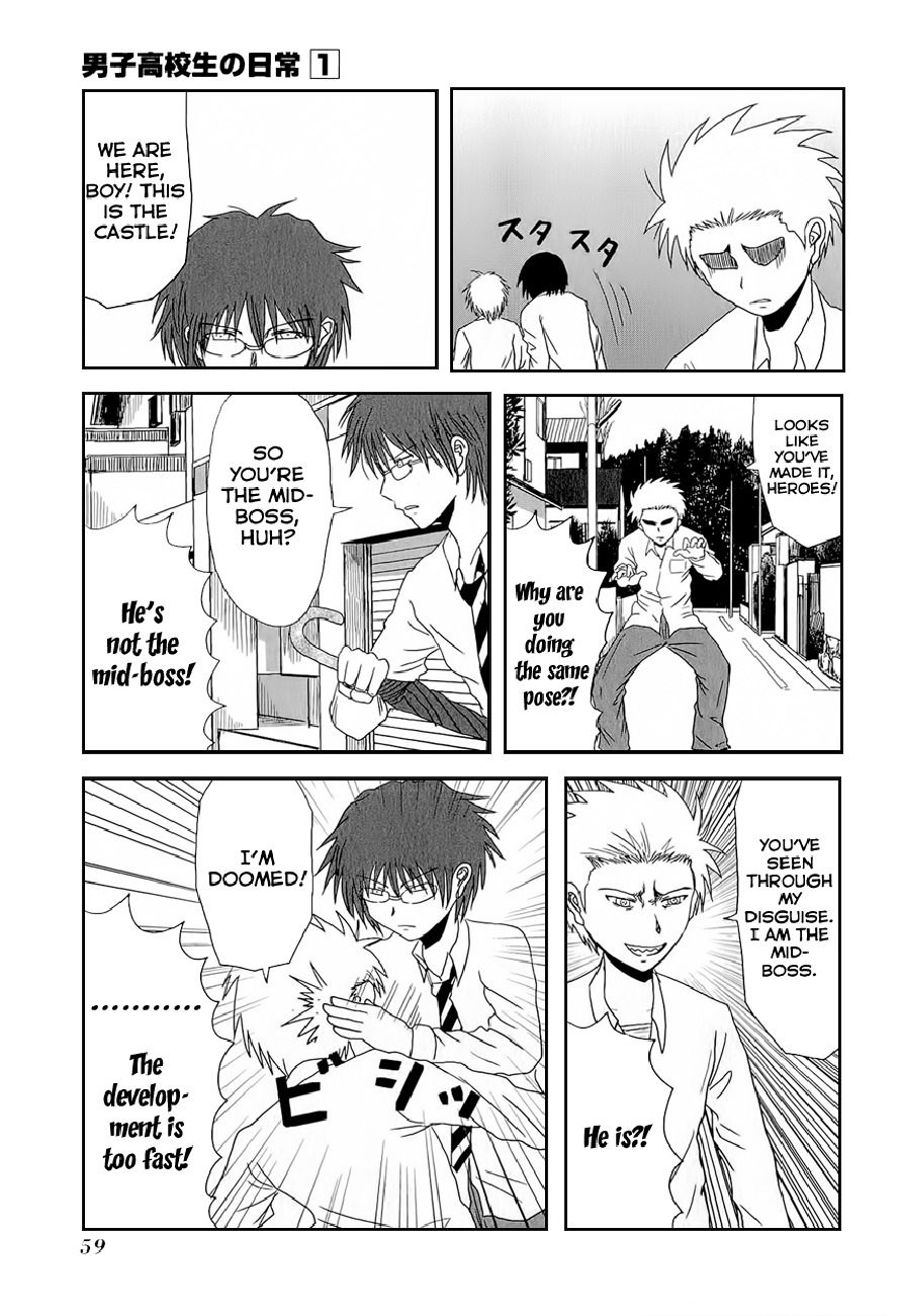 Danshi Koukousei no Nichijou Chapter 6 page 7 - Chapter 6: High School Boys And The Morning Journey