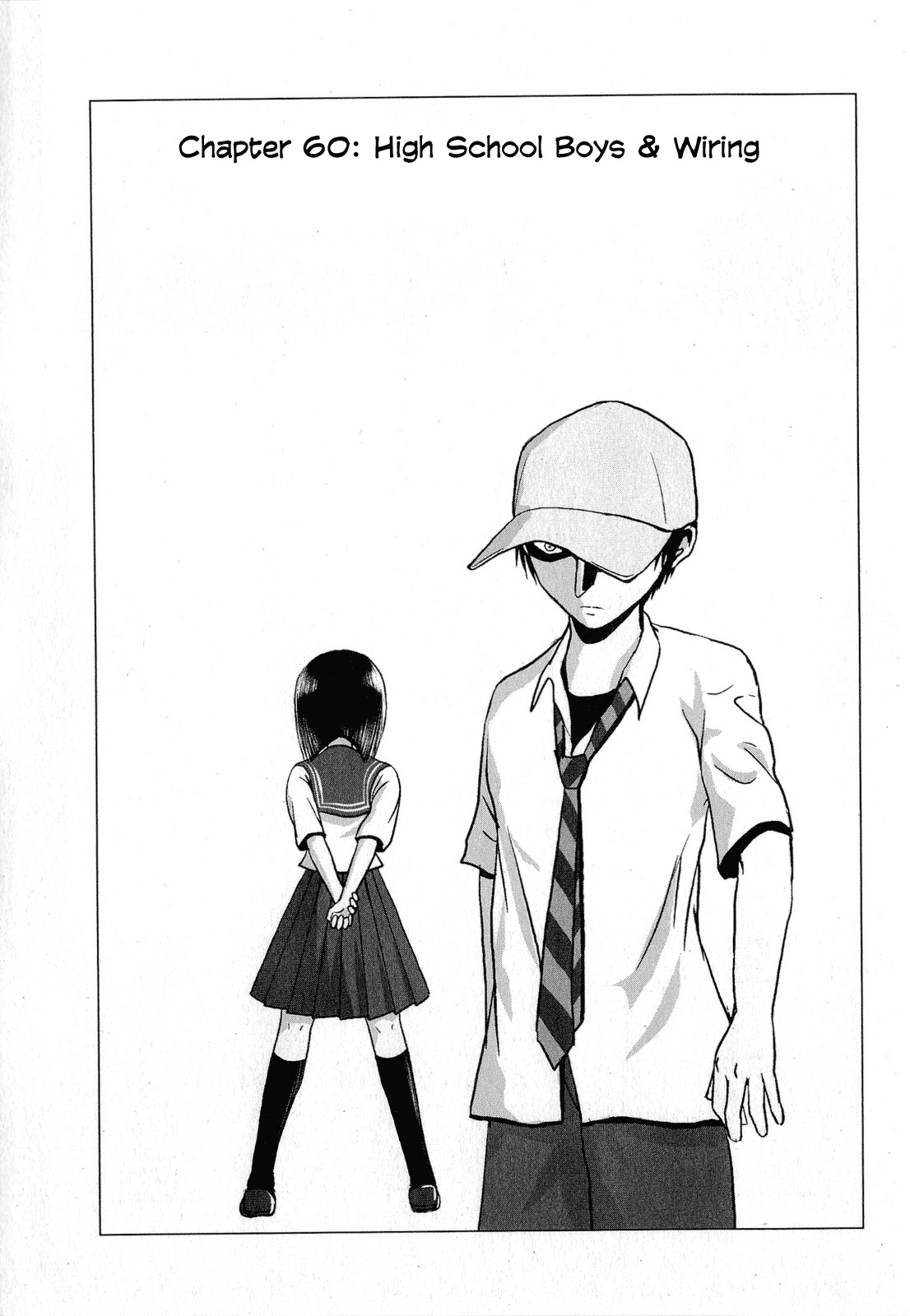 Danshi Koukousei no Nichijou Chapter 60 page 1 - Chapter 60: High School Boys And Wiring