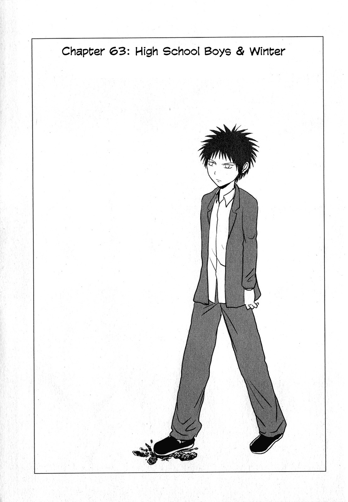 Danshi Koukousei no Nichijou Chapter 63 page 1 - Chapter 63: High School Boys And Winter
