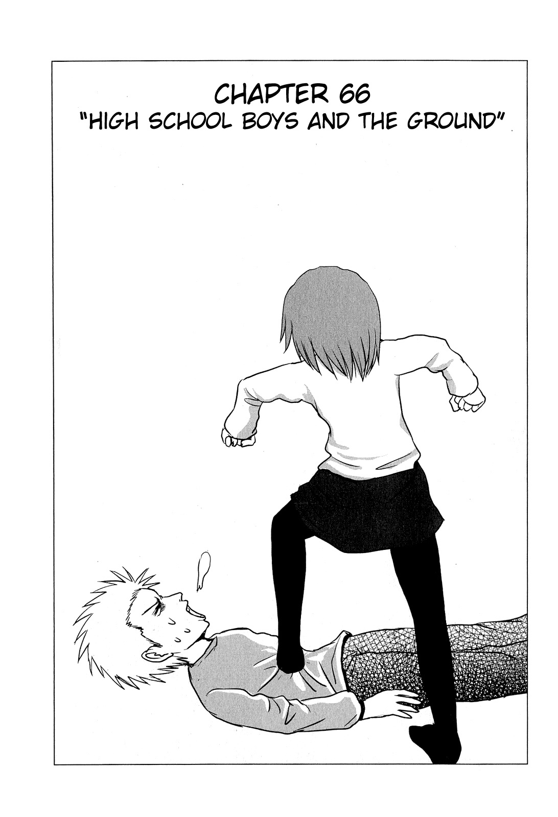Danshi Koukousei no Nichijou Chapter 66 page 1 - Chapter 66: High School Boys And The Ground