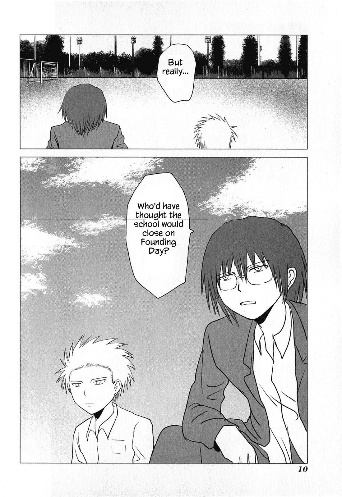 Danshi Koukousei no Nichijou Chapter 68 page 12 - Chapter 68: High School Boys And School