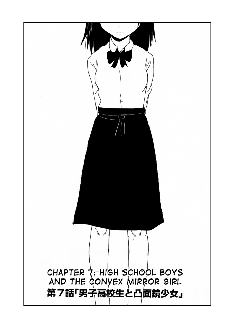 Danshi Koukousei no Nichijou Chapter 7 page 1 - Chapter 7: High School Boys And The Convex Mirror Girl
