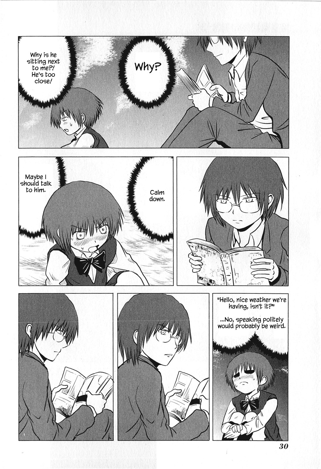 Danshi Koukousei no Nichijou Chapter 71 page 4 - Chapter 71: High School Boys And Literary Girl 4