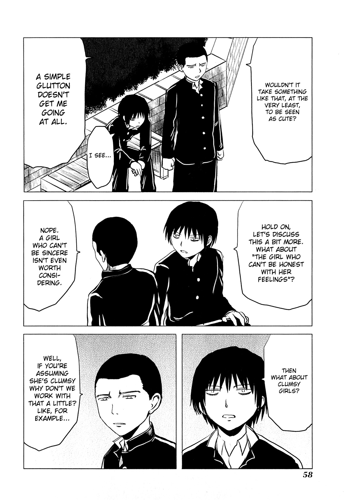 Danshi Koukousei no Nichijou Chapter 74 page 6 - Chapter 74: High School Boys And Small Talk