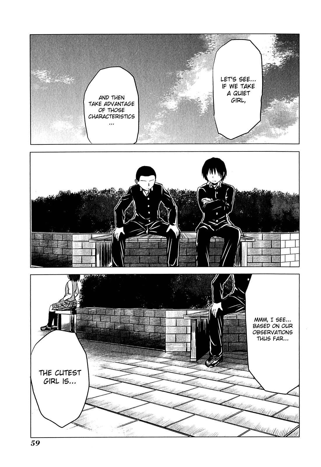 Danshi Koukousei no Nichijou Chapter 74 page 7 - Chapter 74: High School Boys And Small Talk