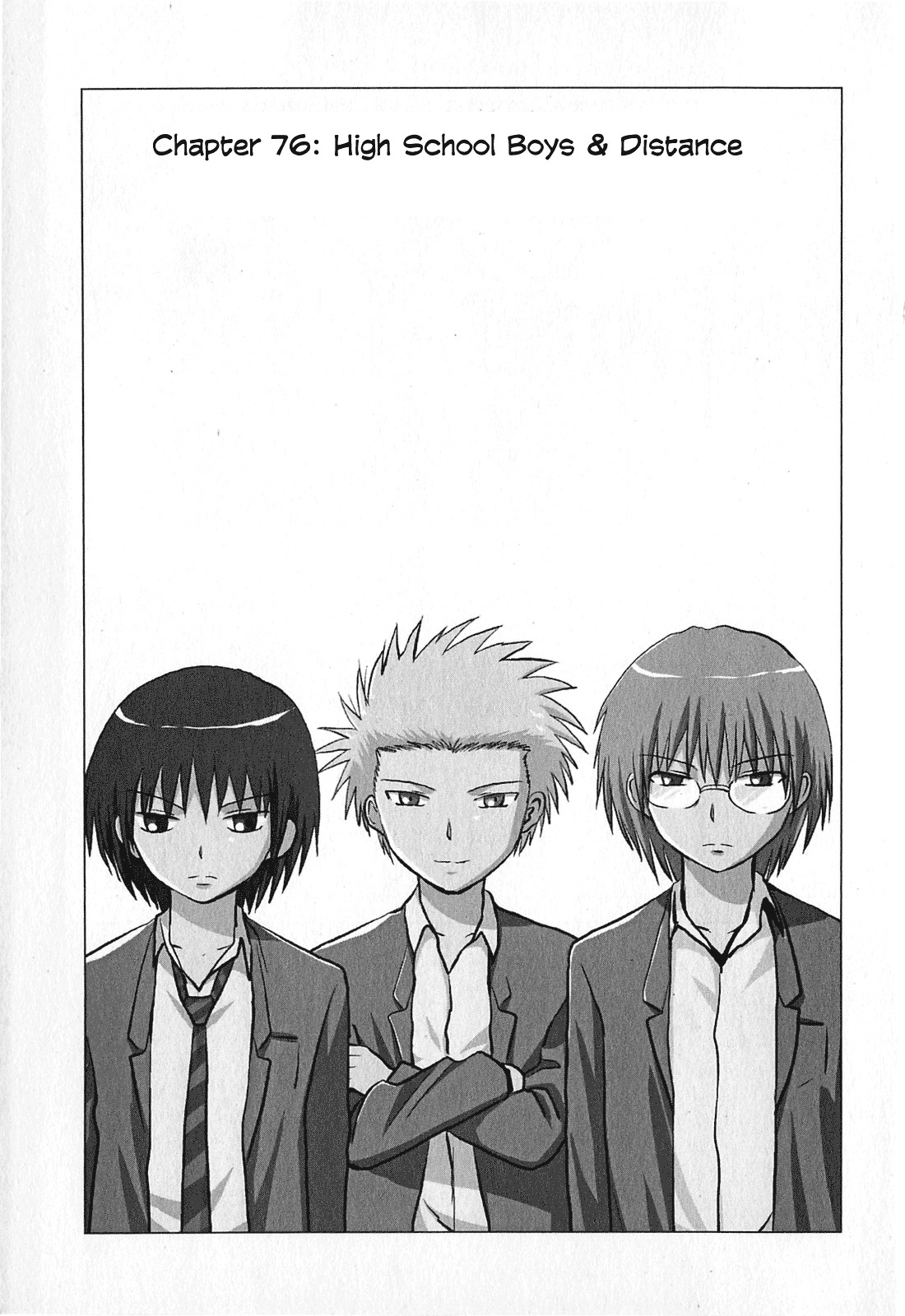 Danshi Koukousei no Nichijou Chapter 76 page 1 - Chapter 76: High School Boys And Distance