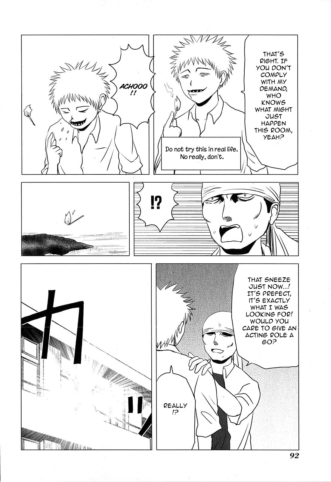 Danshi Koukousei no Nichijou Chapter 78 page 8 - Chapter 78: High School Boys And The Film Research Society
