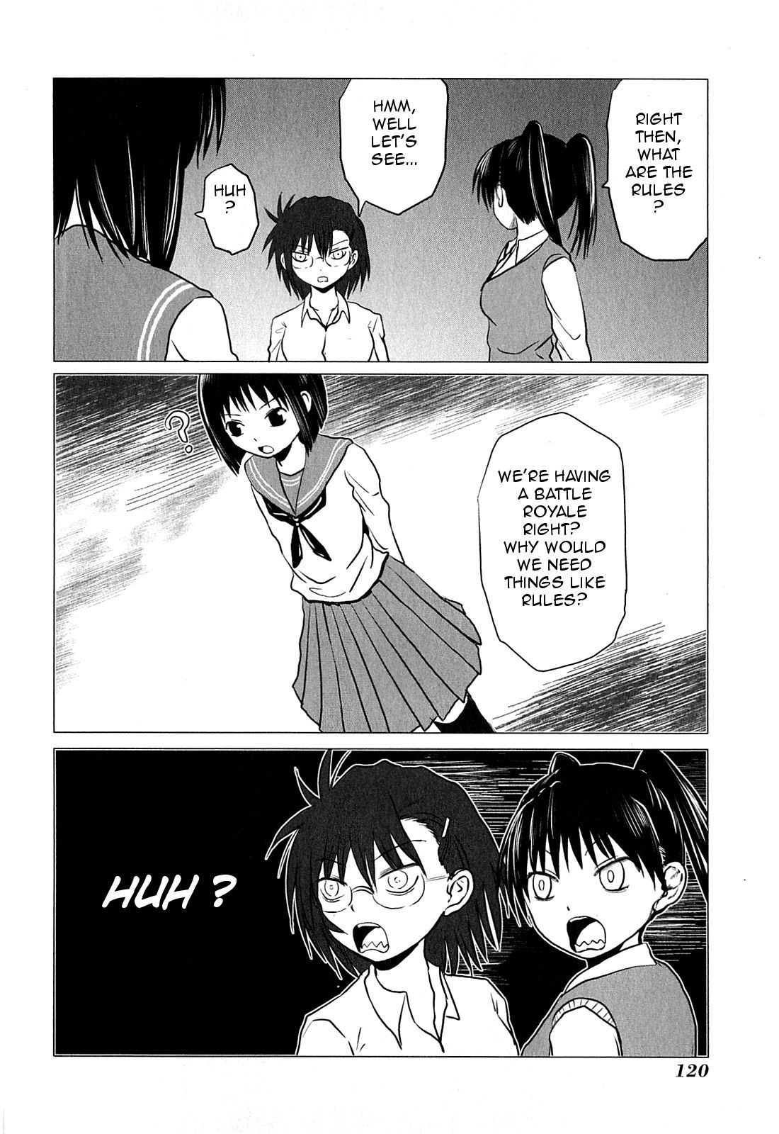 Danshi Koukousei no Nichijou Chapter 81.11 page 3 - Chapter 81.11: Highschool Girls Are Funky - Battle Royale