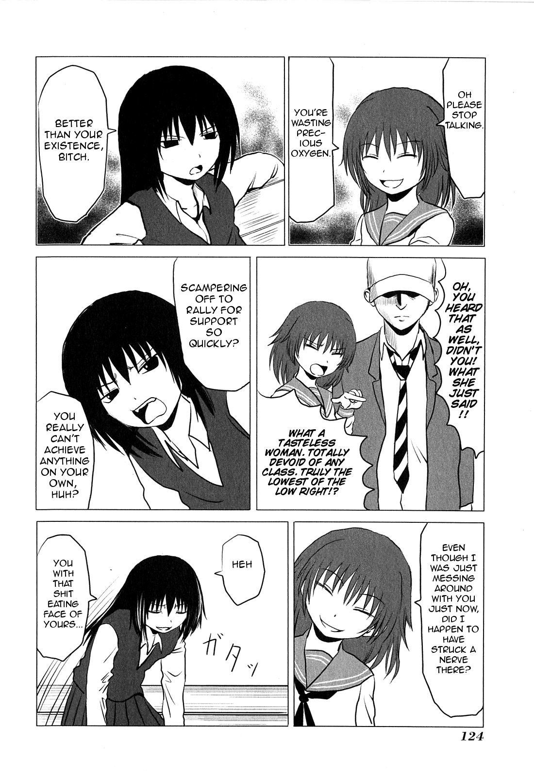 Danshi Koukousei no Nichijou Chapter 81.12 page 3 - Chapter 81.12: Highschool Girls Are Funky - Seniors On Bad Terms