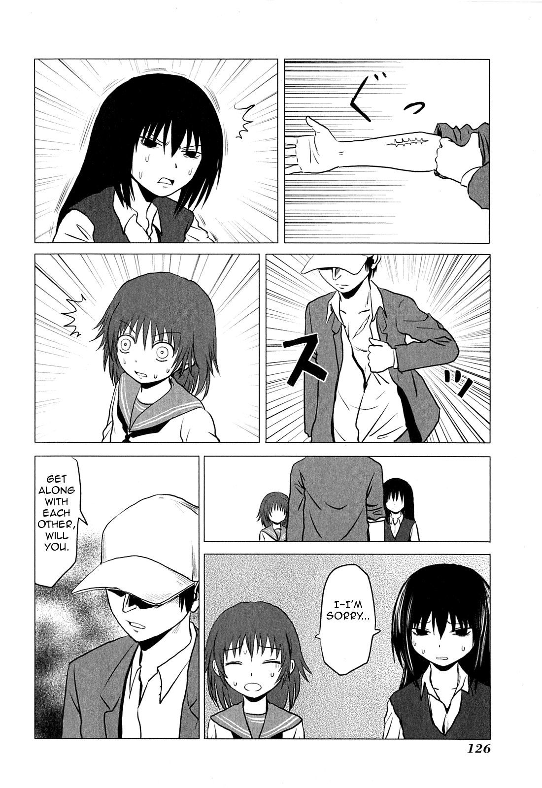 Danshi Koukousei no Nichijou Chapter 81.12 page 5 - Chapter 81.12: Highschool Girls Are Funky - Seniors On Bad Terms