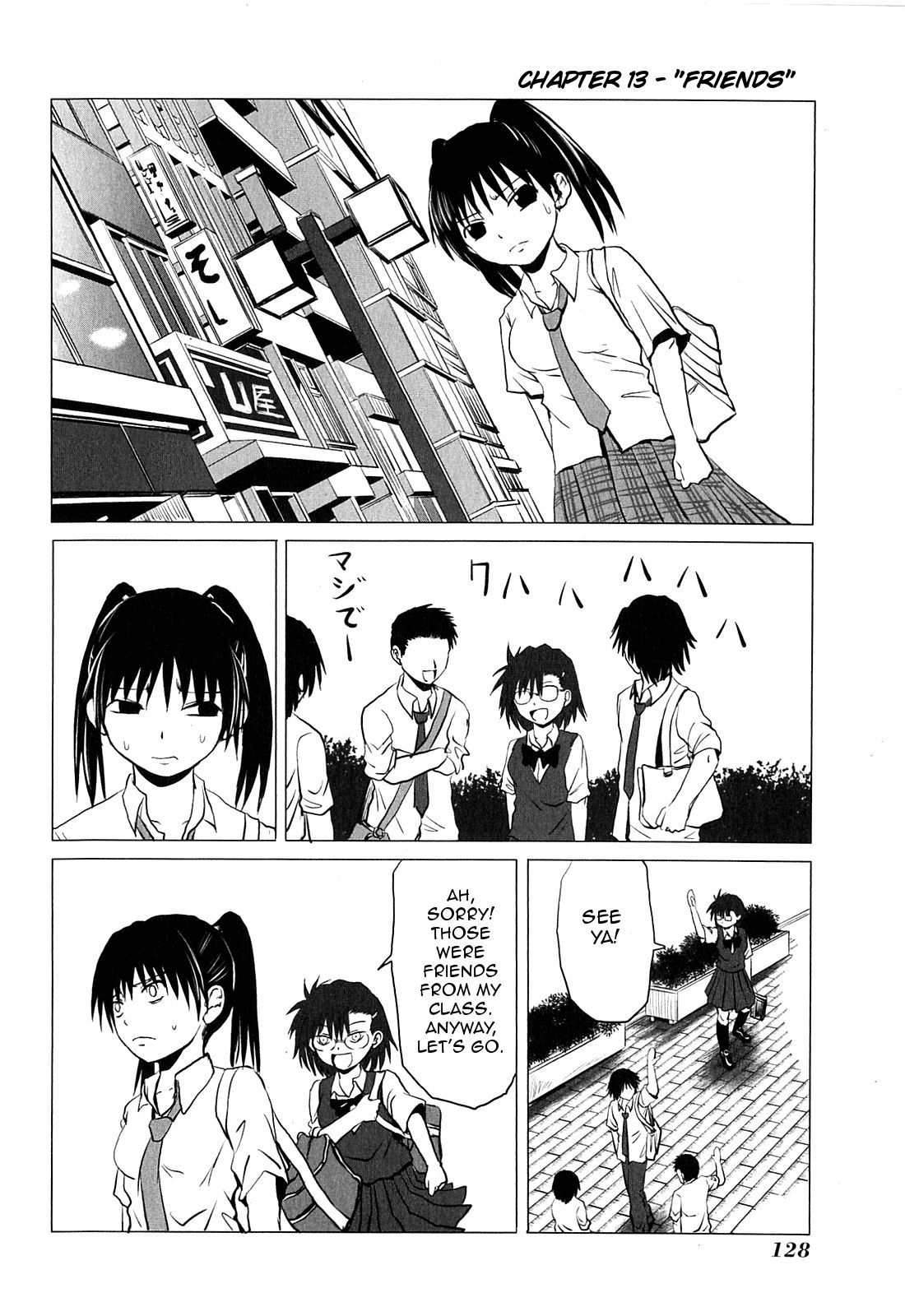 Danshi Koukousei no Nichijou Chapter 81.13 page 1 - Chapter 81.13: Highschool Girls Are Funky - Friends