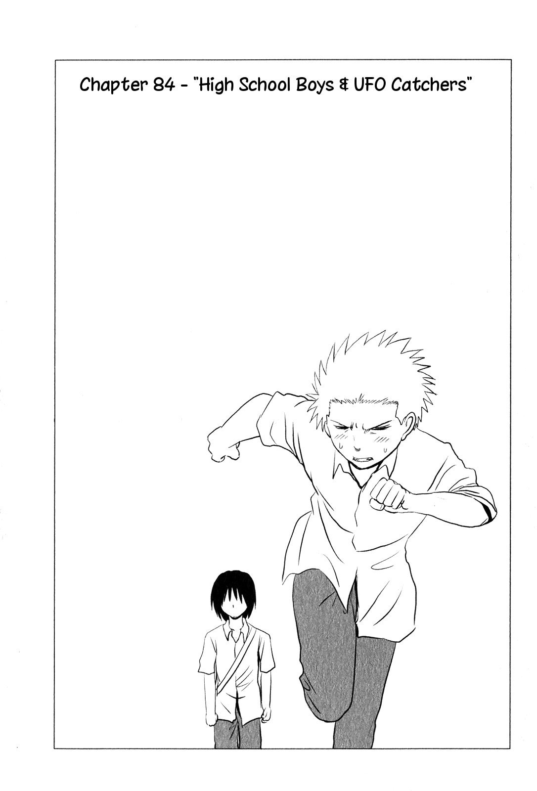 Danshi Koukousei no Nichijou Chapter 84 page 1 - Chapter 84: Highschool Boys And UFO Catchers