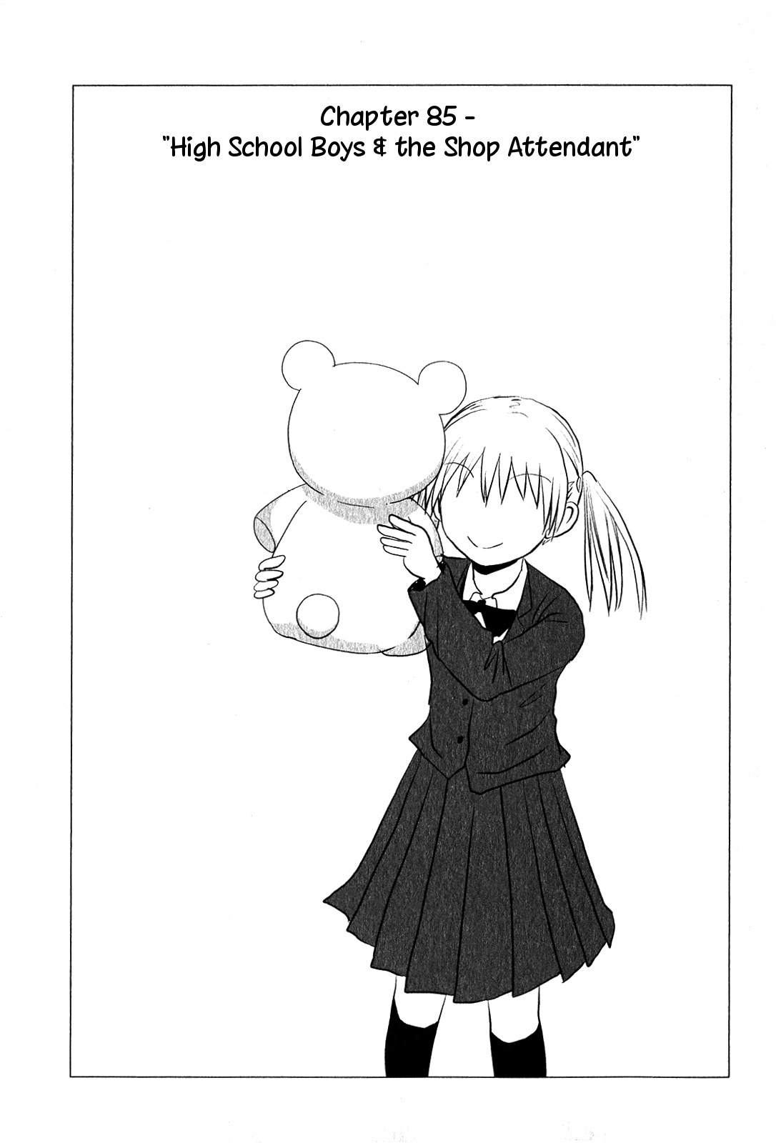 Danshi Koukousei no Nichijou Chapter 85 page 1 - Chapter 85: Highschool Boys And The Shop Attendant