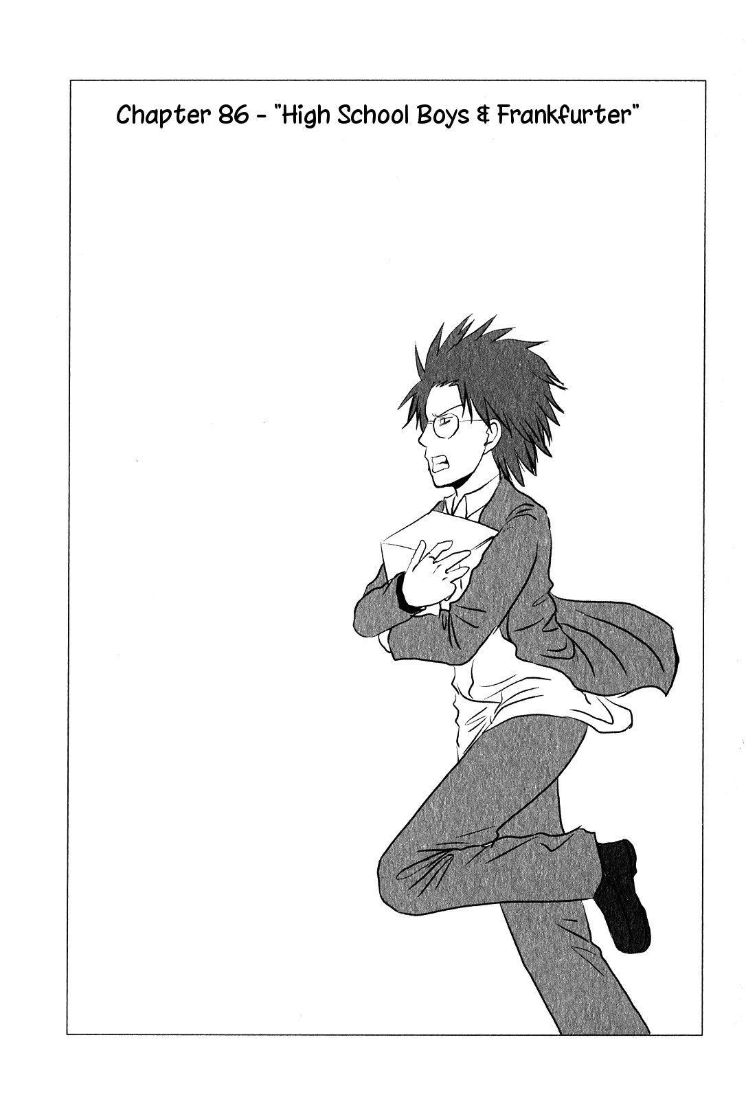 Danshi Koukousei no Nichijou Chapter 86 page 1 - Chapter 86: Highschool Boys And Frankfurter