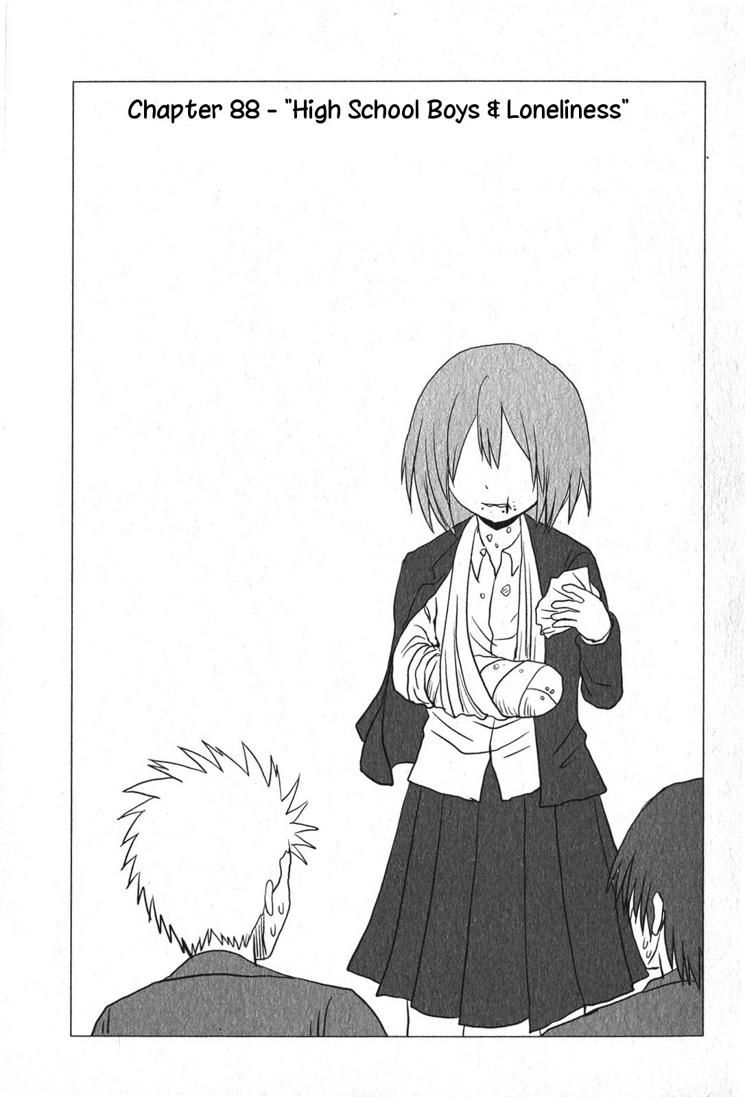 Danshi Koukousei no Nichijou Chapter 88 page 1 - Chapter 88: Highschool Boys And Loneliness