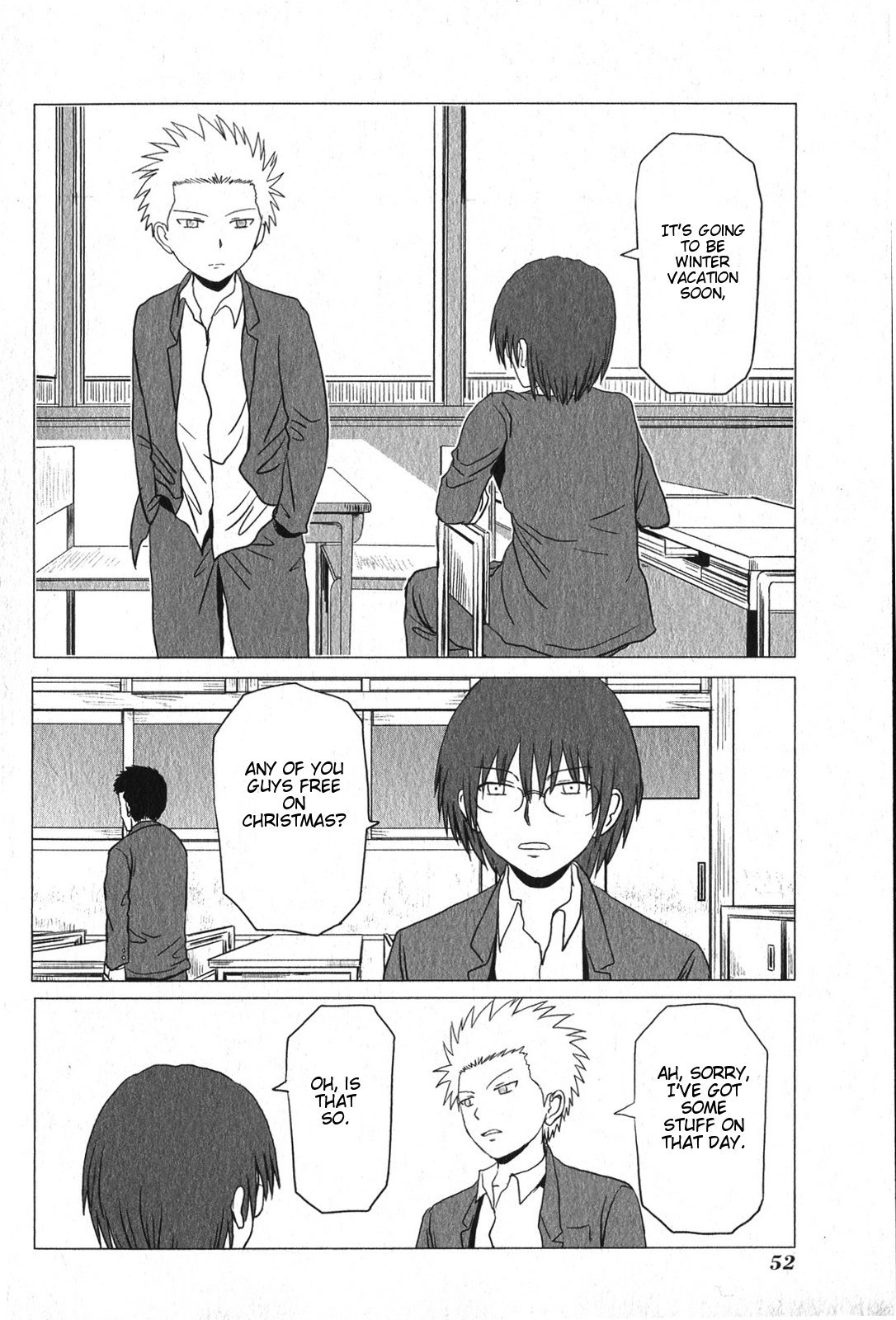 Danshi Koukousei no Nichijou Chapter 88 page 2 - Chapter 88: Highschool Boys And Loneliness