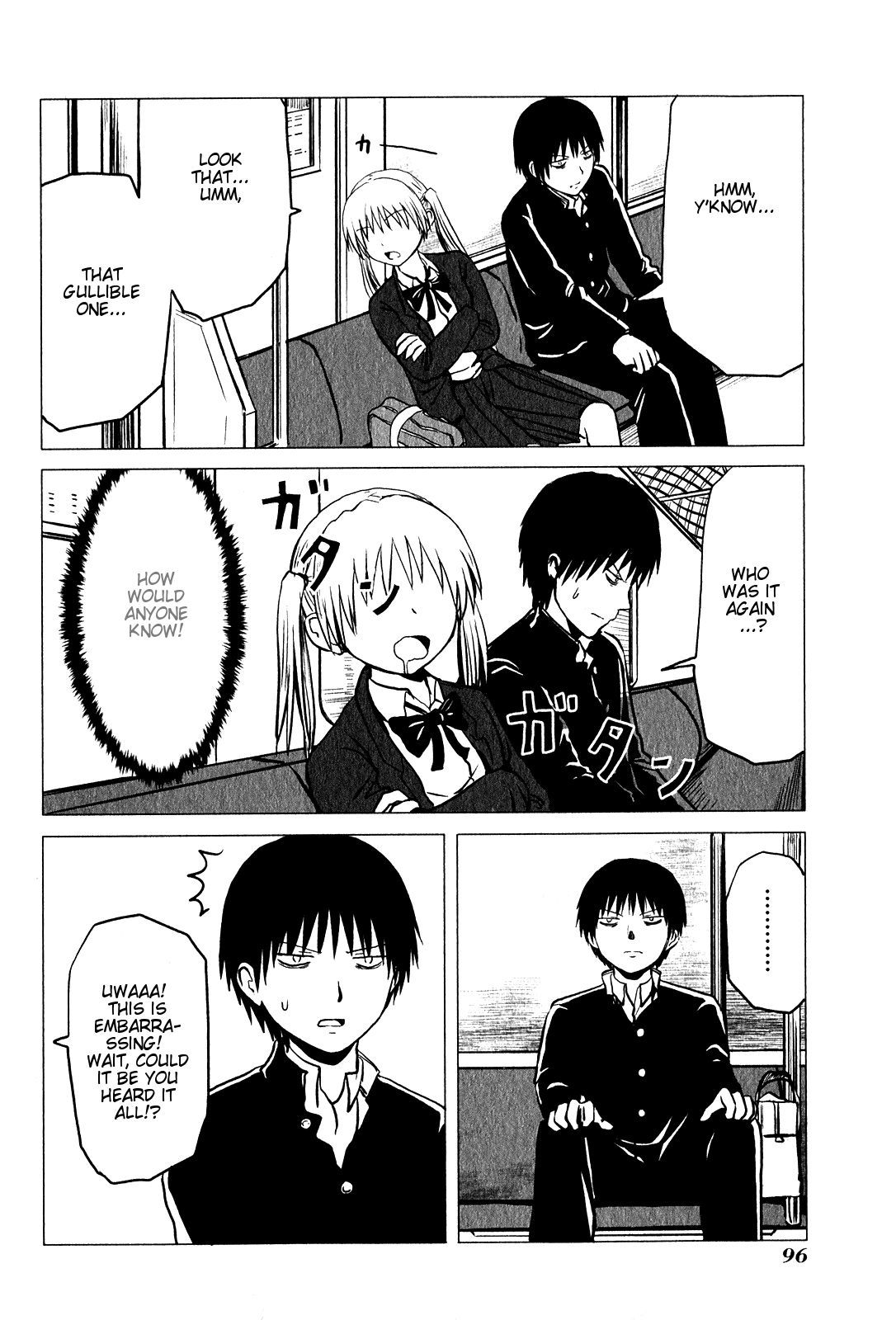 Danshi Koukousei no Nichijou Chapter 93 page 4 - Chapter 93: Highschool Boys And Train's Carriage