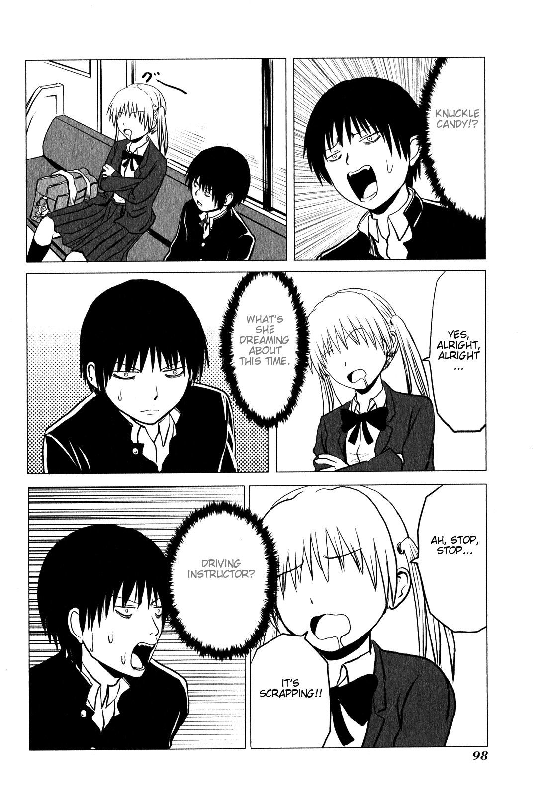 Danshi Koukousei no Nichijou Chapter 93 page 6 - Chapter 93: Highschool Boys And Train's Carriage