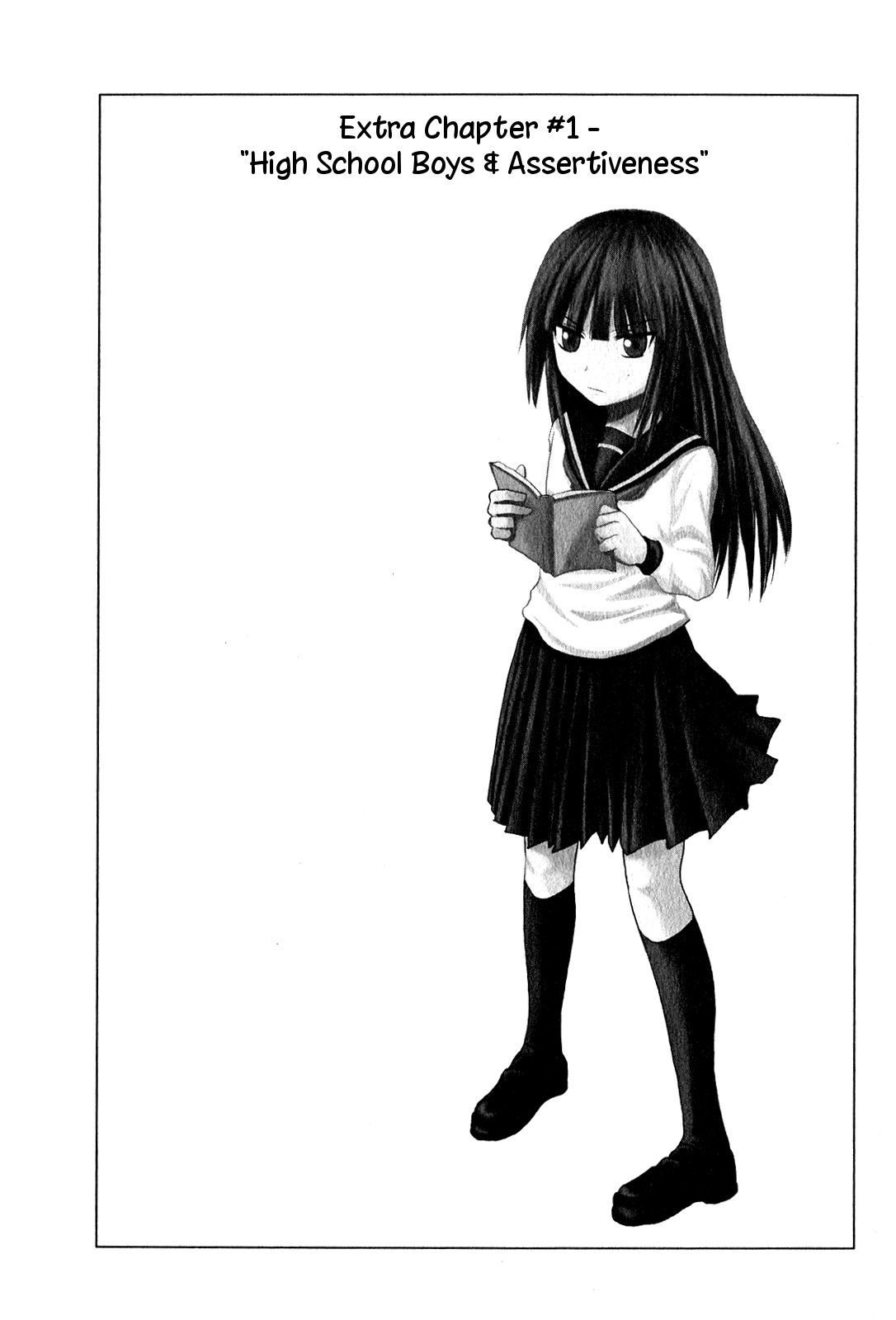 Danshi Koukousei no Nichijou Chapter 94.1 page 1 - Chapter 94.01: Extra - Highschool Boys And Assertiveness