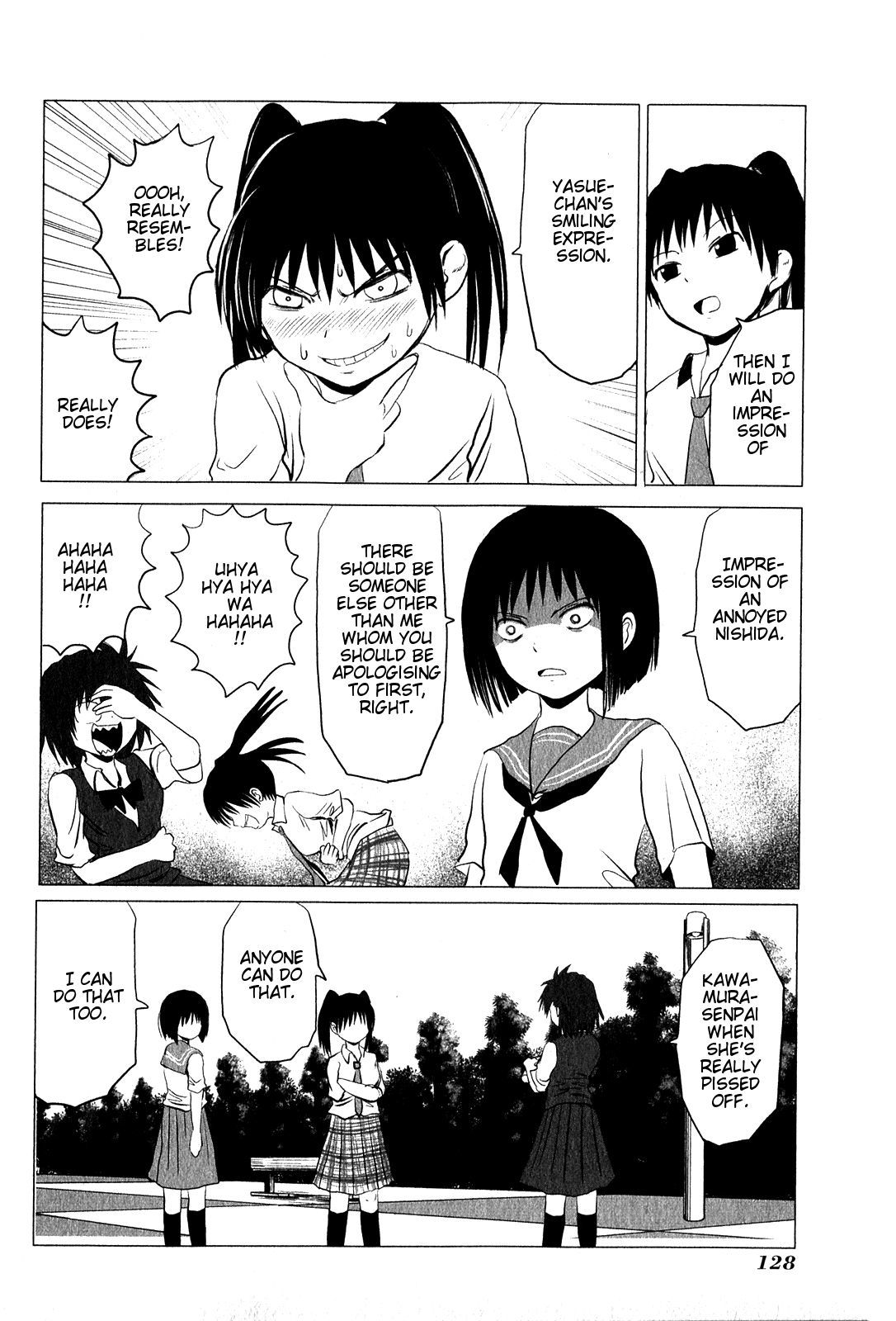 Danshi Koukousei no Nichijou Chapter 94.16 page 3 - Chapter 94.16: Highschool Girls Are Funky - On The Surface